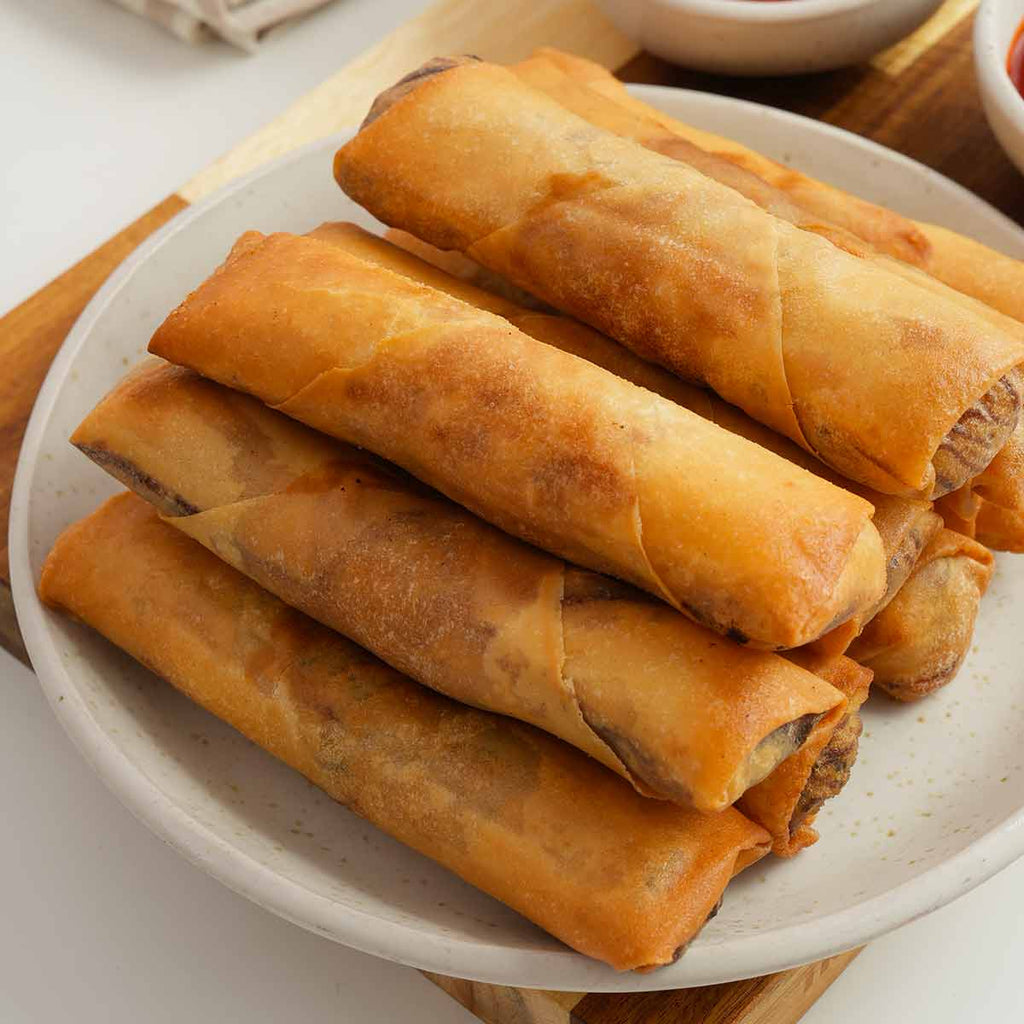 Crispy Frozen Minced meat Spring Rolls