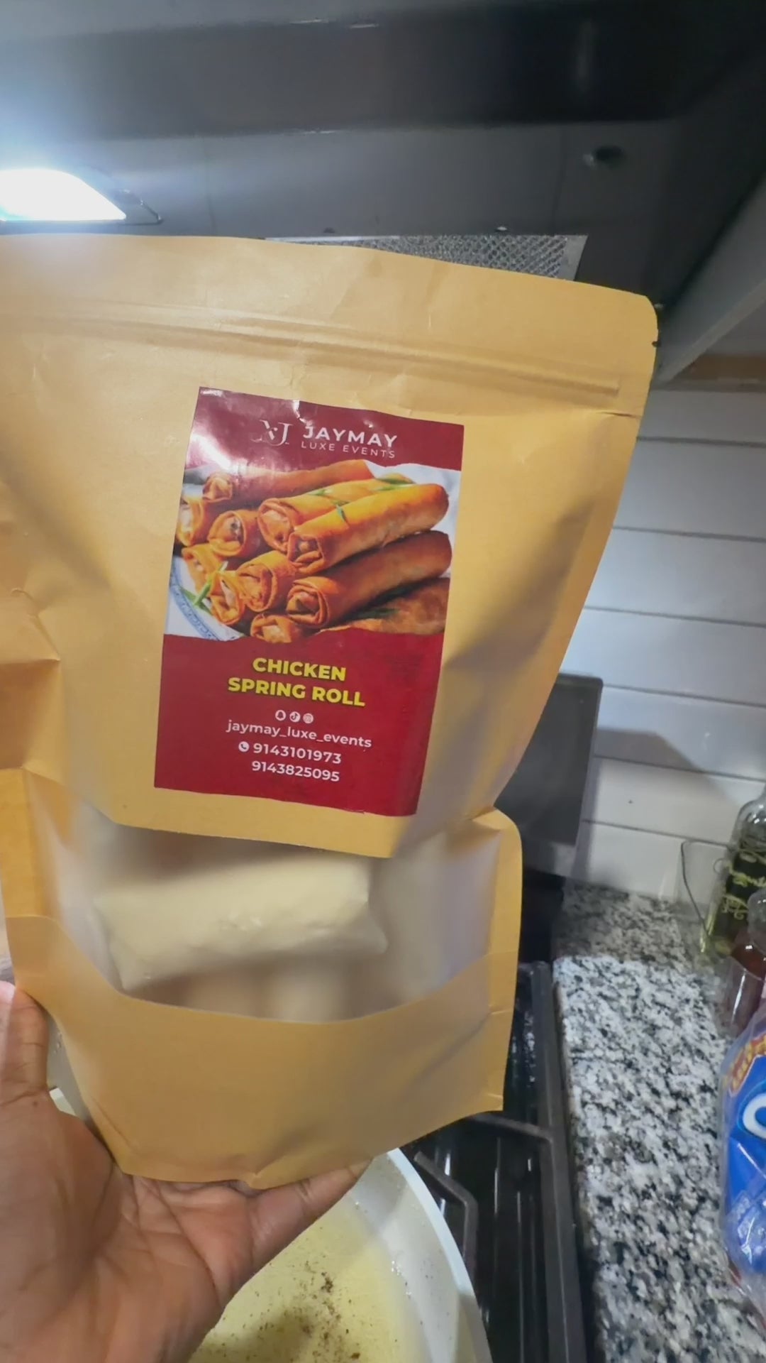 Chicken spring rolls